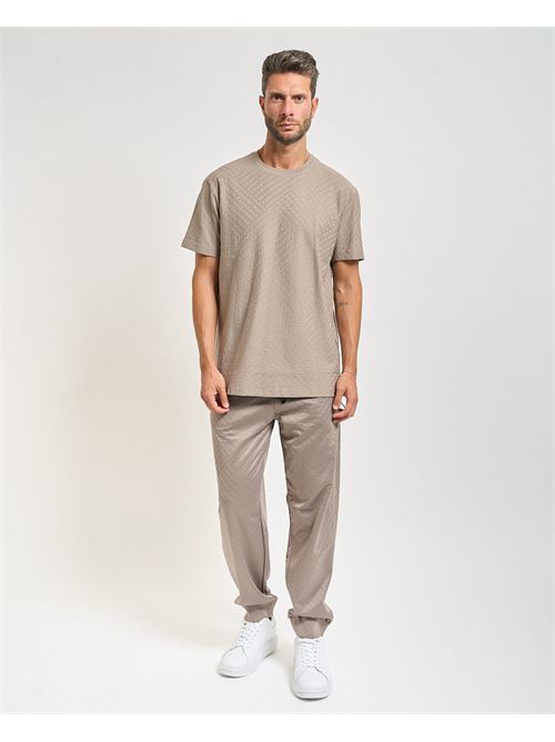 Men's Armani Exchange T-shirt with all-over logo ARMANI EXCHANGE | XM001431-AF10337F6097